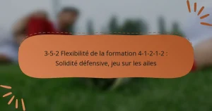 3-5-2 Flexibilité de la formation 4-1-2-1-2 : Solidité défensive, jeu sur les ailes