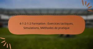 4-1-2-1-2 Formation : Exercices tactiques, Simulations, Méthodes de pratique