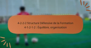 4-2-2-2 Structure Défensive de la Formation 4-1-2-1-2 : Équilibre, organisation