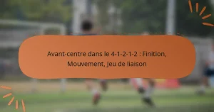 Avant-centre dans le 4-1-2-1-2 : Finition, Mouvement, Jeu de liaison