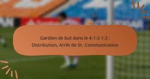 Gardien de but dans le 4-1-2-1-2 : Distribution, Arrêt de tir, Communication