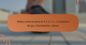 Milieu central dans le 4-1-2-1-2 : Création de jeu, Distribution, Vision