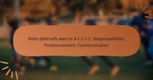 Rôles défensifs dans le 4-1-2-1-2 : Responsabilités, Positionnement, Communication